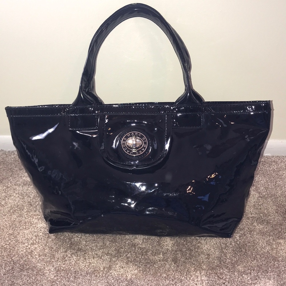 Marc by Marc Jacobs patent leather large bag